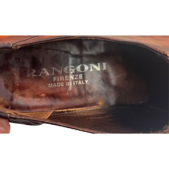 Rangoni Firenze Women's Italian Shoes with block heel size 8.5AAA  narrow - Picture 6 of 16
